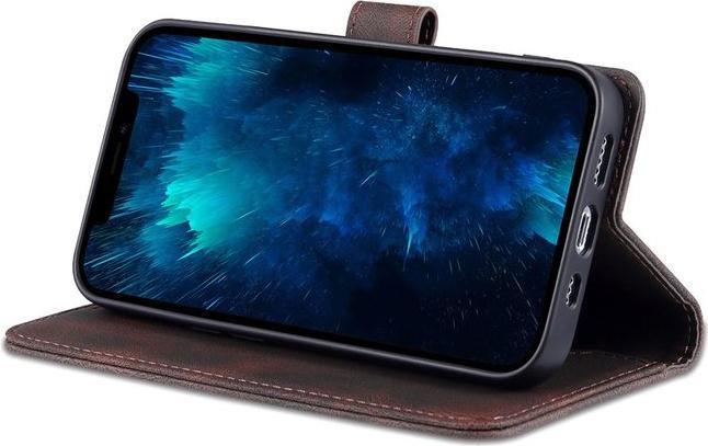 Produktbild MU Classic Retro Leder Bookcover Hülle (Apple iPhone 13 Pro)