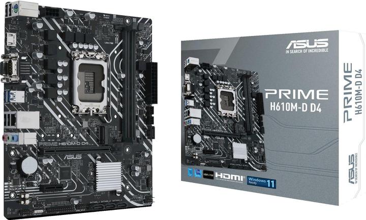 Produktbild ASUS PRIME H610M-D D4 (LGA 1700, Intel H610, mATX)