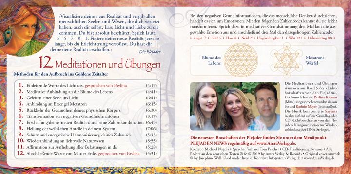 Image du produit Messages de lumière des Pléiades (CD d'exercices 6) (Pavlina Klemm, Sayama, Allemand)