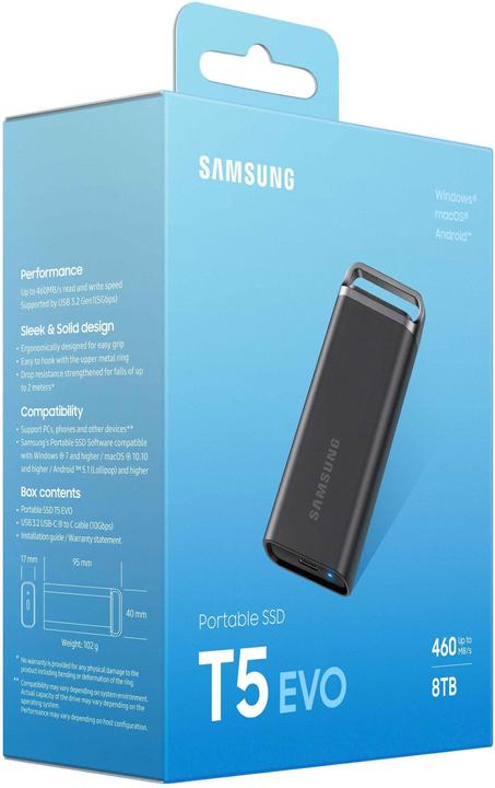 Produktbild Samsung T5 EVO (8000 GB)