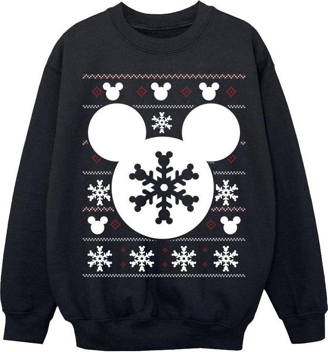 Image du produit Disney - Sweat MICKEY MOUSE CHRISTMAS SILHOUETTE SNOWFLAKES - Fille (140, 146)