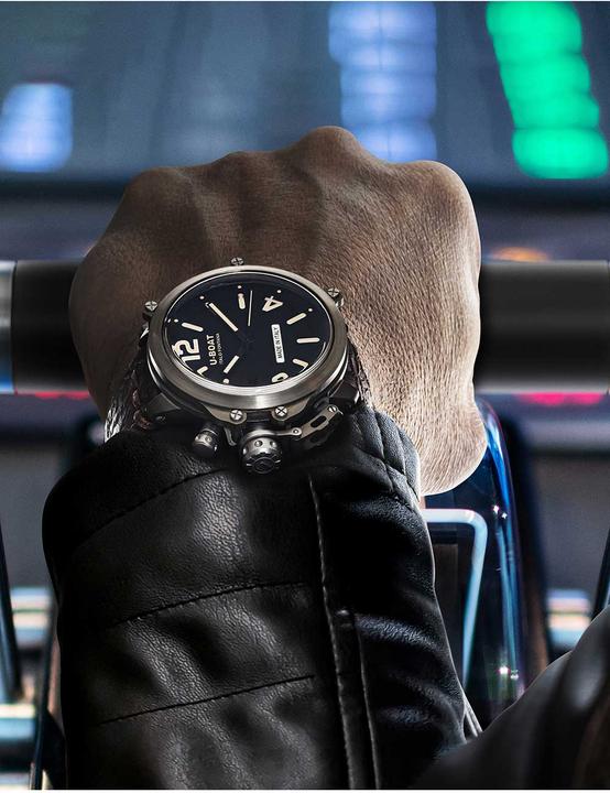 Image du produit U-Boat 8807 Capsule 50 mm SS BK BE automatique 10ATM (Montre de sport, 50 mm)