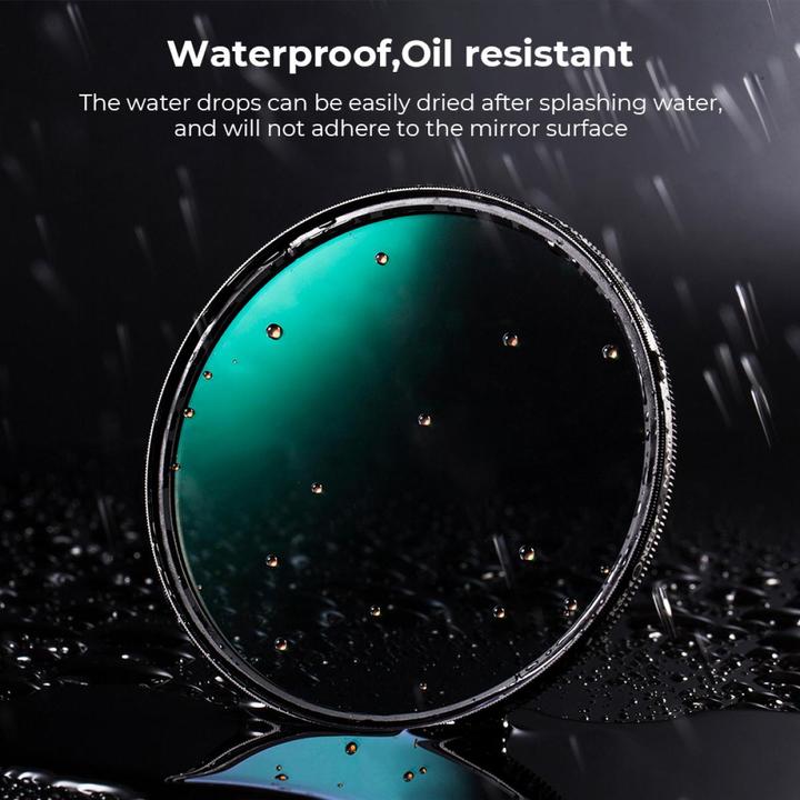 Actual product image K&F Concept 115MM CPL Filter Super Slim Circular Polarizing Filter with 28 Layer Green Coated, HD, Waterproof, A (Polarizing filter)
