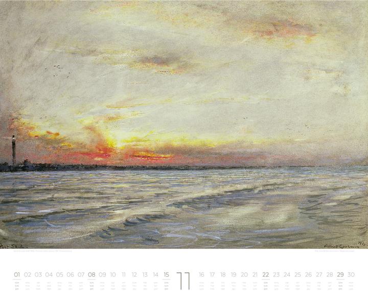 Actual product image Die Kunst der Stille Kalender 2026 (54 x 48 cm, Hardcover, French, German, English)