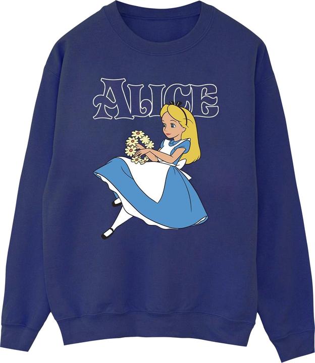 Disney Alice In Wonderland Flowers Sweatshirt (L)