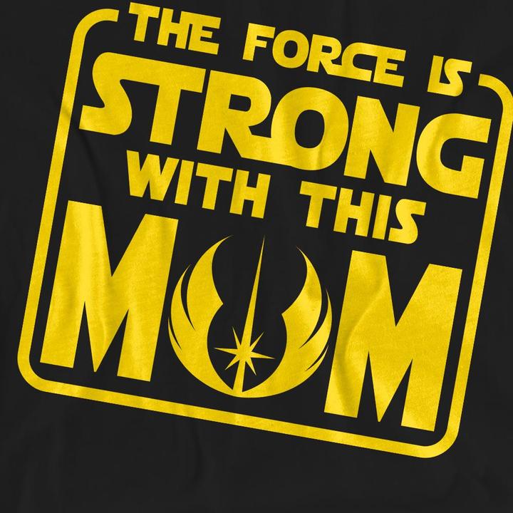 Immagine prodotto Star Wars Force Is Strong With Mum Maglietta Festa della Mamma Adulto Unisex (XL)