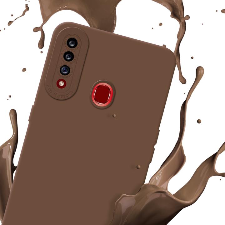 Productafbeelding Cadorabo Hoesje voor Samsung Galaxy A20s in TPU Fluid LM162 Style (Samsung Galaxy A20)