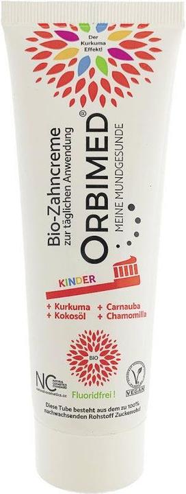 Produktbild Orbimed Bio-Zahncreme Kinder fluoridfrei (75 ml)