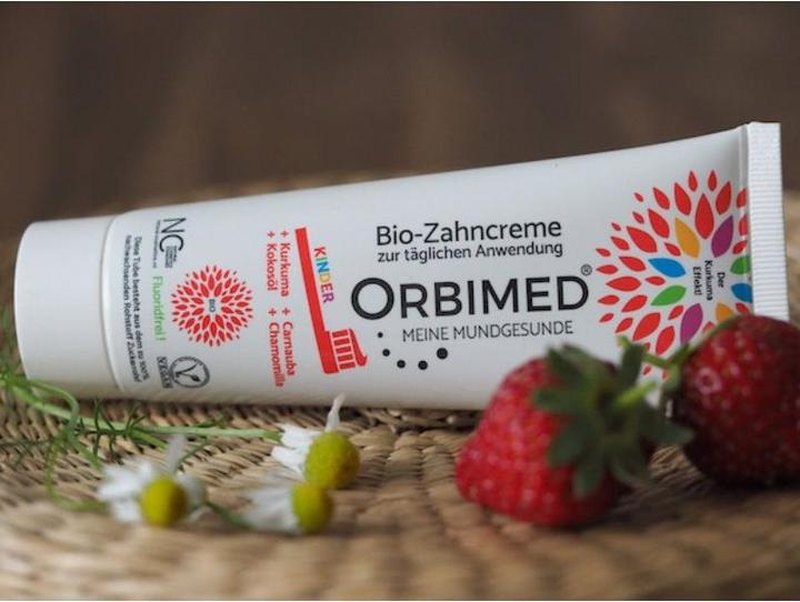 Produktbild Orbimed Bio-Zahncreme Kinder fluoridfrei (75 ml)