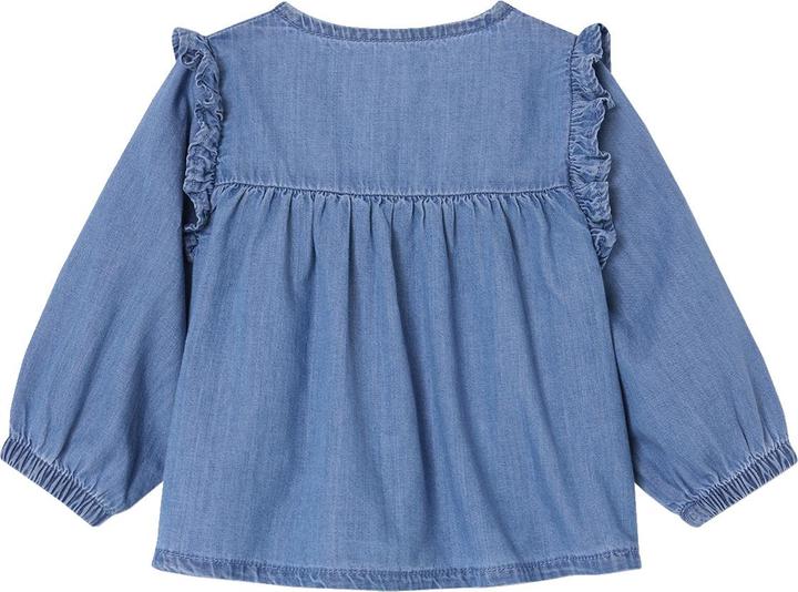 Produktbild Vertbaudet Baby Bluse aus Light-Denim (68)