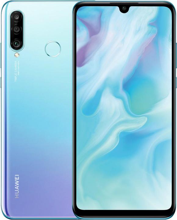 Huawei P30 Lite (4GB) (128 GB, Breathing Crystal, 6.15", Hybrid Dual SIM, 48 Mpx, 4G)