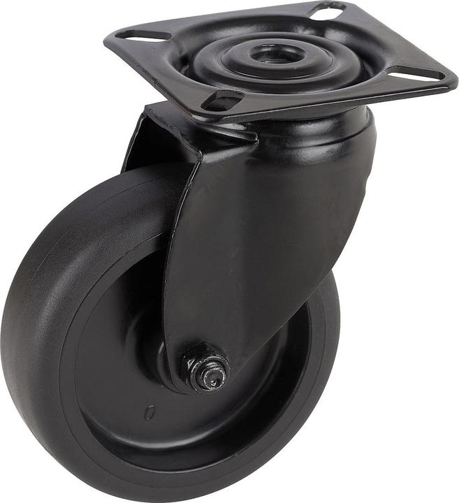 Produktbild Dörner + Helmer Design-Lenkrolle schwarz