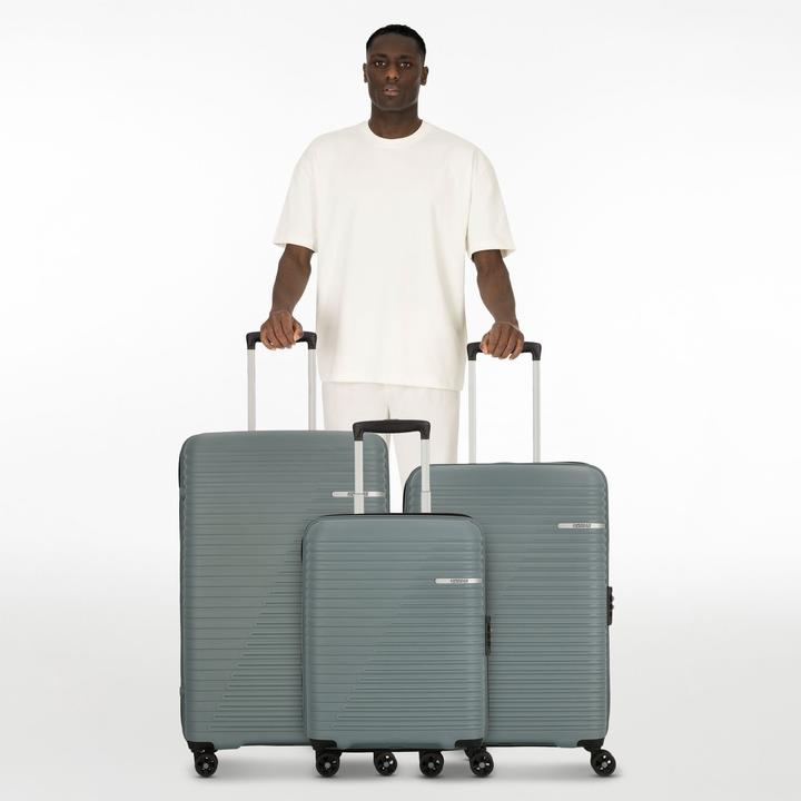 Produktbild American Tourister Liftoff 4 Rollen Kofferset 3-teilig mit Dehnfalte (208 l, XL (ab 115l))
