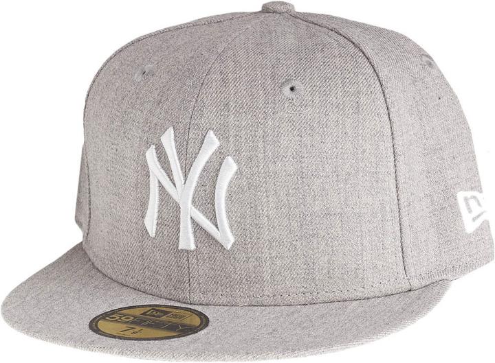 Produktbild New Era 59Fifty Cap - HEATHER New York Yankees grau - 6 7/8 (6 7/8)