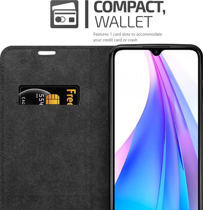 Image du produit Cadorabo Book Couverture magnétique invisible (Xiaomi Redmi Note 8T)
