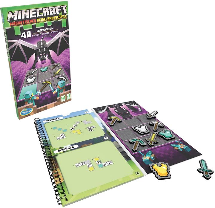 Image du produit Thinkfun Minecraft - Le jeu de voyage magnétique (Allemand)