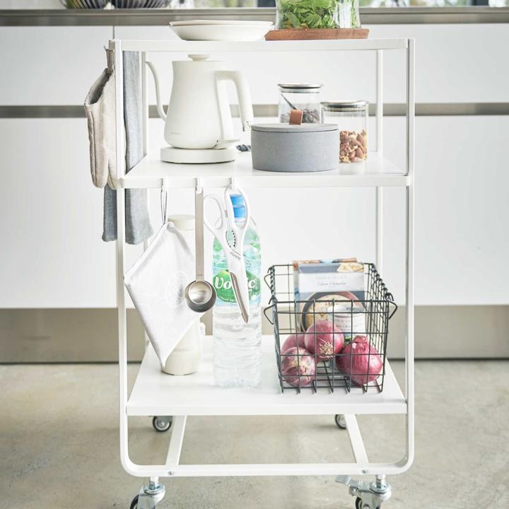 Image du produit Yamazaki Küchenwagen - 3 Level - Turm - Weiss (4918)