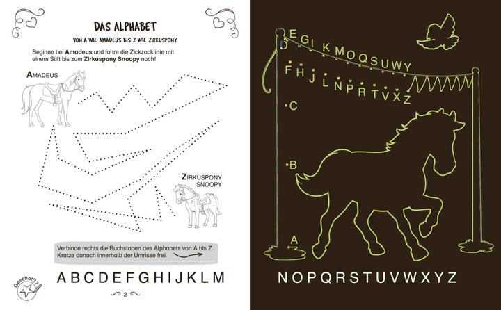Produktbild Bibi & Tina Krtizel Krazel Lernspass - Erste Buchstaben (Deutsch, Schwager & Steinlein Verlag, 2022)