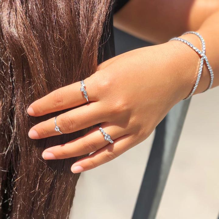 Image du produit Candy Bague Cara, argent sterling 925 (54, Argent 925)