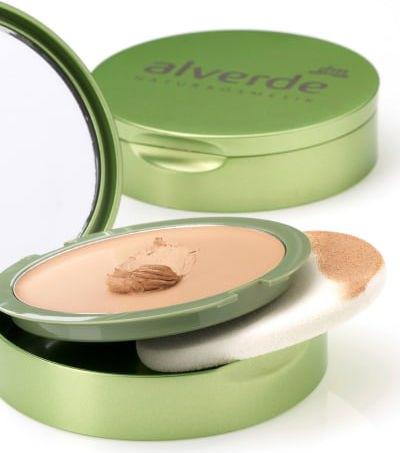 Actual product image dm alverde Compact make-up honey-gold 020 (Honey gold)