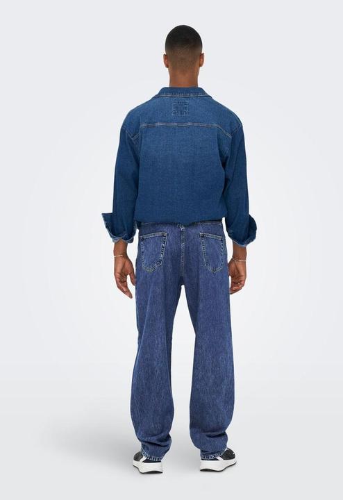 Produktbild Only & Sons ONSFive mittelblaue Loose Fit Jeans (30)