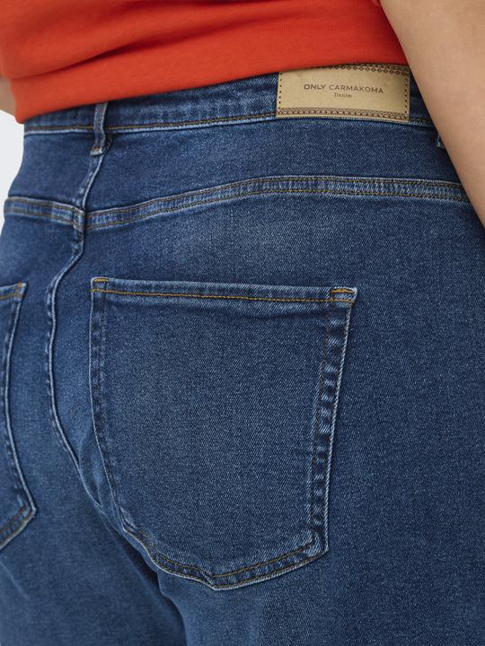 Image du produit Only CARENEDA Hohe Taille Girlfriend Schnitt Jeans Jeans-Shorts (48)