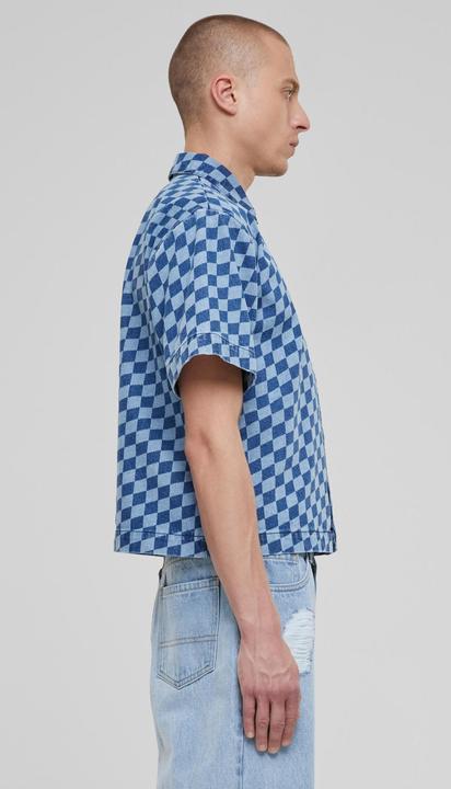 Actual product image Urban Classics Laser Check Printed Boxy Shirt - 166805 (4XL)