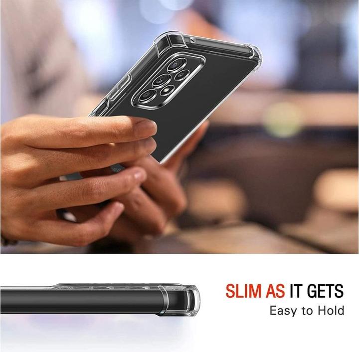 Actual product image Screenguard Apple iPhone 13 Pro Max Case Crystal Soft Airbag Bumper (Samsung Galaxy A53 5G)