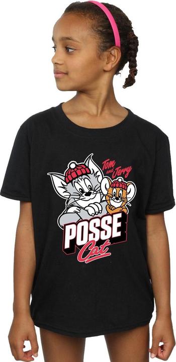 Immagine prodotto Tom & Jerry Posse Cat Maglietta Ragazze (140, 146)