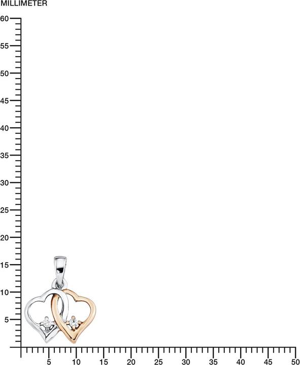 Immagine prodotto Amor cuore (Argento, Zirconia)