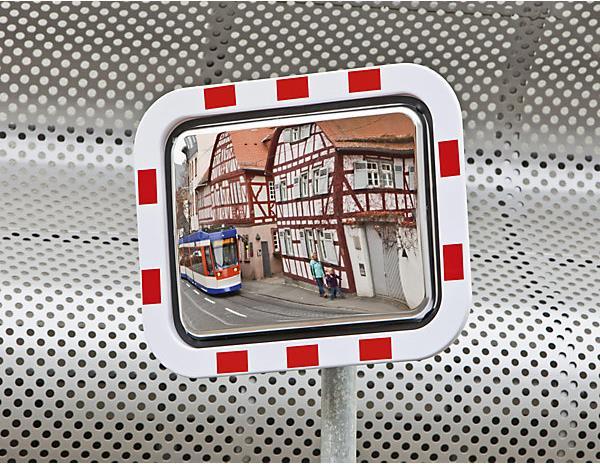 Image du produit Moravia Miroir de circulation avec support (450 x 600 mm)