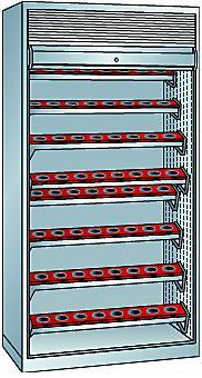 Produktbild Lista CNC-Schrank mit Rollladen (103.80 cm, 195 cm)