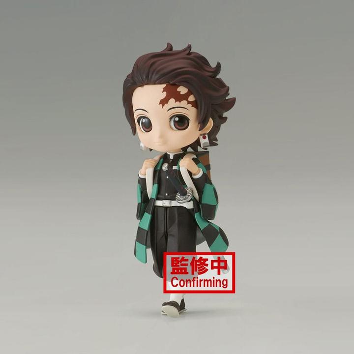 Actual product image Banpresto Demon Slayer Q Posket Petit Vol.6 : Tanjiro Kamado (A) 7cm