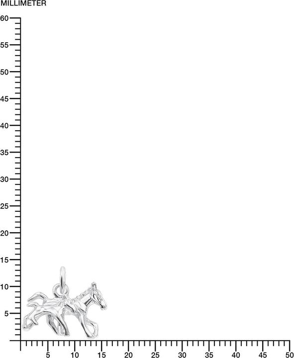 Immagine prodotto Amor Cavallo (Argento, 35 cm)