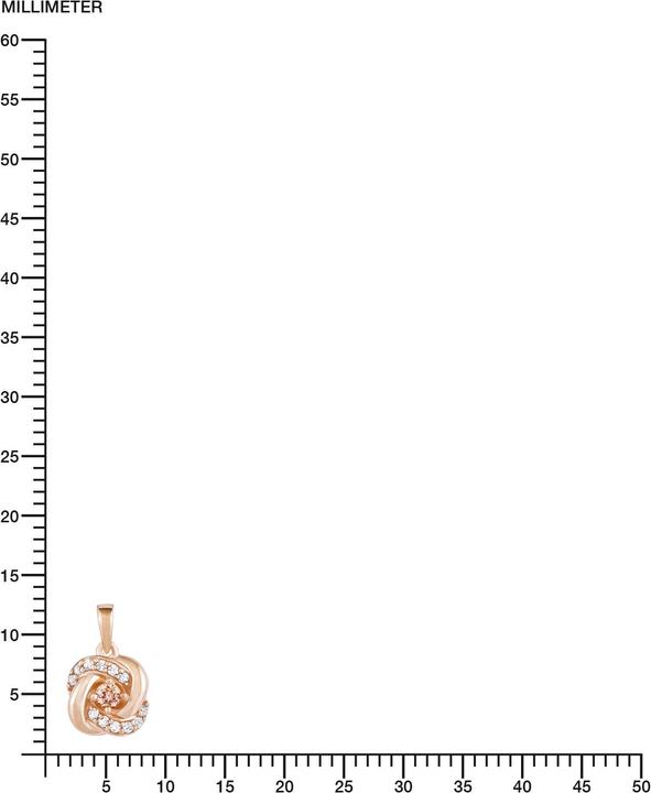 Actual product image Amor Rose (Silver, Zirconia)