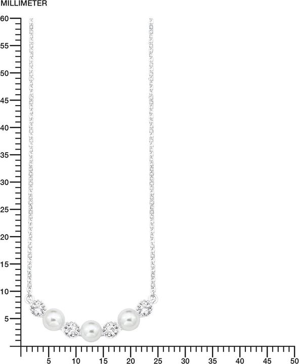 Actual product image Amor Pearls (Silver, Zirconia, Freshwater pearl)