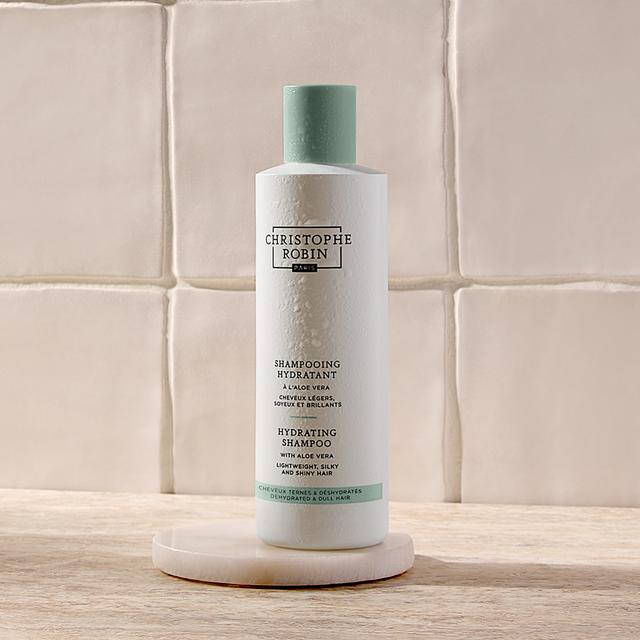 Produktbild Christophe Robin Hydrating Shampoo with Aloe Vera (500 ml, Flüssiges Shampoo)