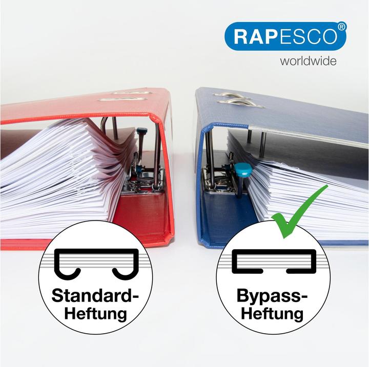 Immagine prodotto Rapesco Pinza per pinzare Porpoise ONE, cromo Capacità di pinzatura: 45 fogli, profondità di inserimento: (45 lamelle)