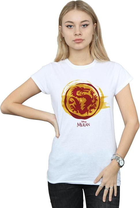 Image du produit Disney - T-shirt MULAN COURAGE DRAGON SYMBOL - Femme (L)