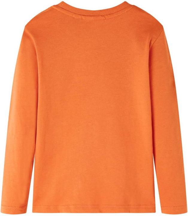 Produktbild VidaXL Kinder-Langarmshirt Dunkelorange 92,Material: 100 (92)