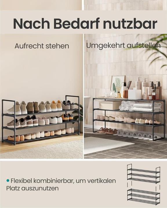 Image du produit Songmics Étagère à chaussures (116 x 30 x 55 cm)
