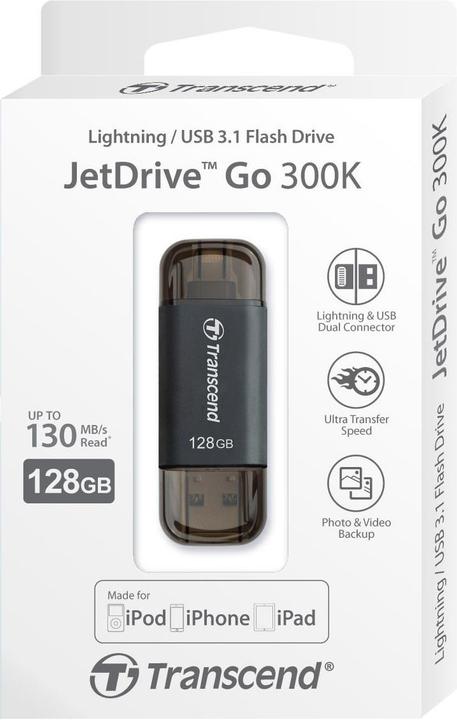 Produktbild Transcend JetDrive Go 300 (128 GB, USB 3.2)