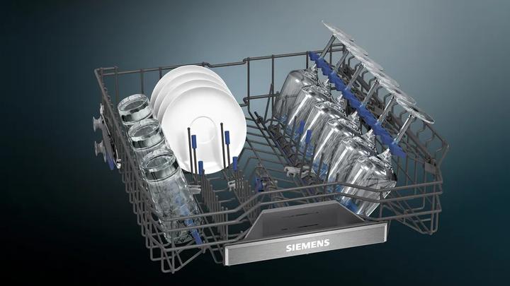 Produktbild Siemens iQ700, Teilintegrierter Geschirrspüler, 60 cm, Gebürsteter Stahl, SN57ES00CD, ID SN57ES00CD