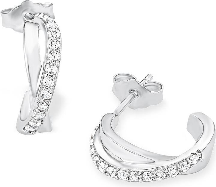 Image du produit Amor Créoles (Argent, Zircone)