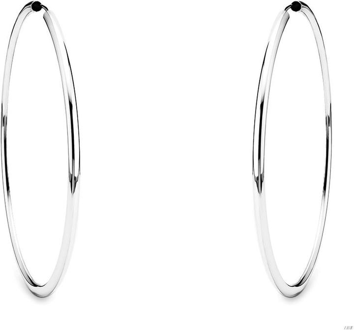 Actual product image Amor Hoops (Silver)