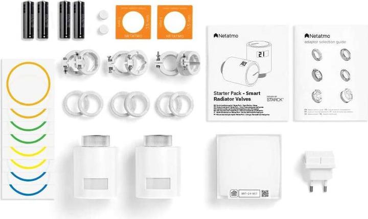 Actual product image Netatmo Wireless radiator thermostat set