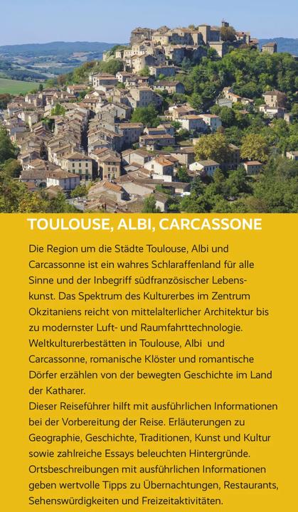 Actual product image Reiseführer Toulouse, Albi, Carcassonne (German, Heike Bentheimer, 2022)