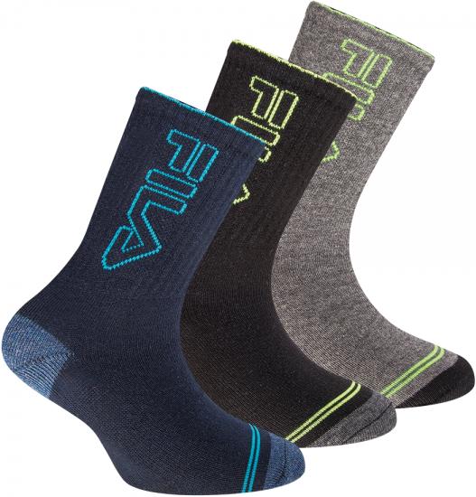 Produktbild FILA Kindersocken (3er Pack, 27 - 30)