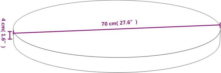 Immagine prodotto VidaXL Douglas (70 x 4 cm)