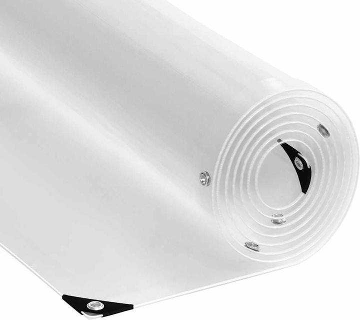 Produktbild VidaXL Transparente Plane mit Ösen 6x10 m PVC durchsichtige Plane (600 x 1000 cm)
